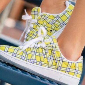 K-Swiss Clueless Plaid Sneakers - worn once